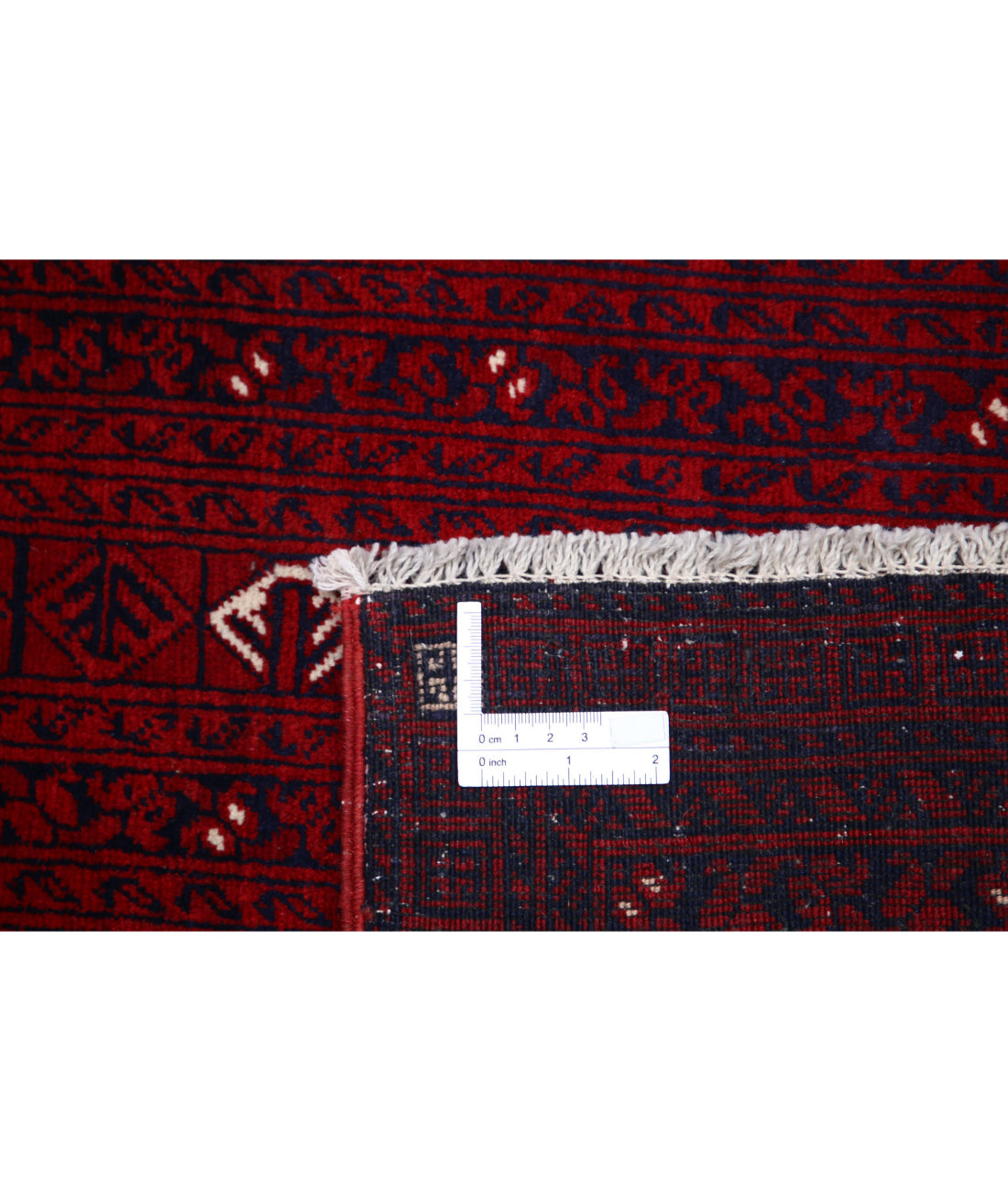 Afghan 5'4'' X 7'11'' Hand-Knotted Wool Rug 5'4'' x 7'11'' (160 X 238) / Red / Red