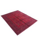 Afghan 4'10'' X 6'0'' Hand-Knotted Wool Rug 4'10'' x 6'0'' (145 X 180) / Red / Red