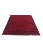 Afghan 4'11'' X 6'6'' Hand-Knotted Wool Rug 4'11'' x 6'6'' (148 X 195) / Red / Red