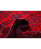 Afghan 5'0'' X 6'7'' Hand-Knotted Wool Rug 5'0'' x 6'7'' (150 X 198) / Red / Red