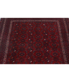 Afghan 4'0'' X 4'8'' Hand-Knotted Wool Rug 4'0'' x 4'8'' (120 X 140) / Red / Blue