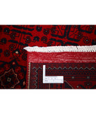 Afghan 3'4'' X 4'9'' Hand-Knotted Wool Rug 3'4'' x 4'9'' (100 X 143) / Red / Red