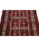 Afghan 3'2'' X 4'7'' Hand-Knotted Wool Rug 3'2'' x 4'7'' (95 X 138) / Red / Red