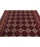 Afghan 6'5'' X 9'6'' Hand-Knotted Wool Rug 6'5'' x 9'6'' (193 X 285) / Red / Red