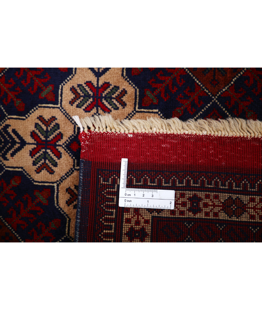 Afghan 6'5'' X 9'6'' Hand-Knotted Wool Rug 6'5'' x 9'6'' (193 X 285) / Red / Red