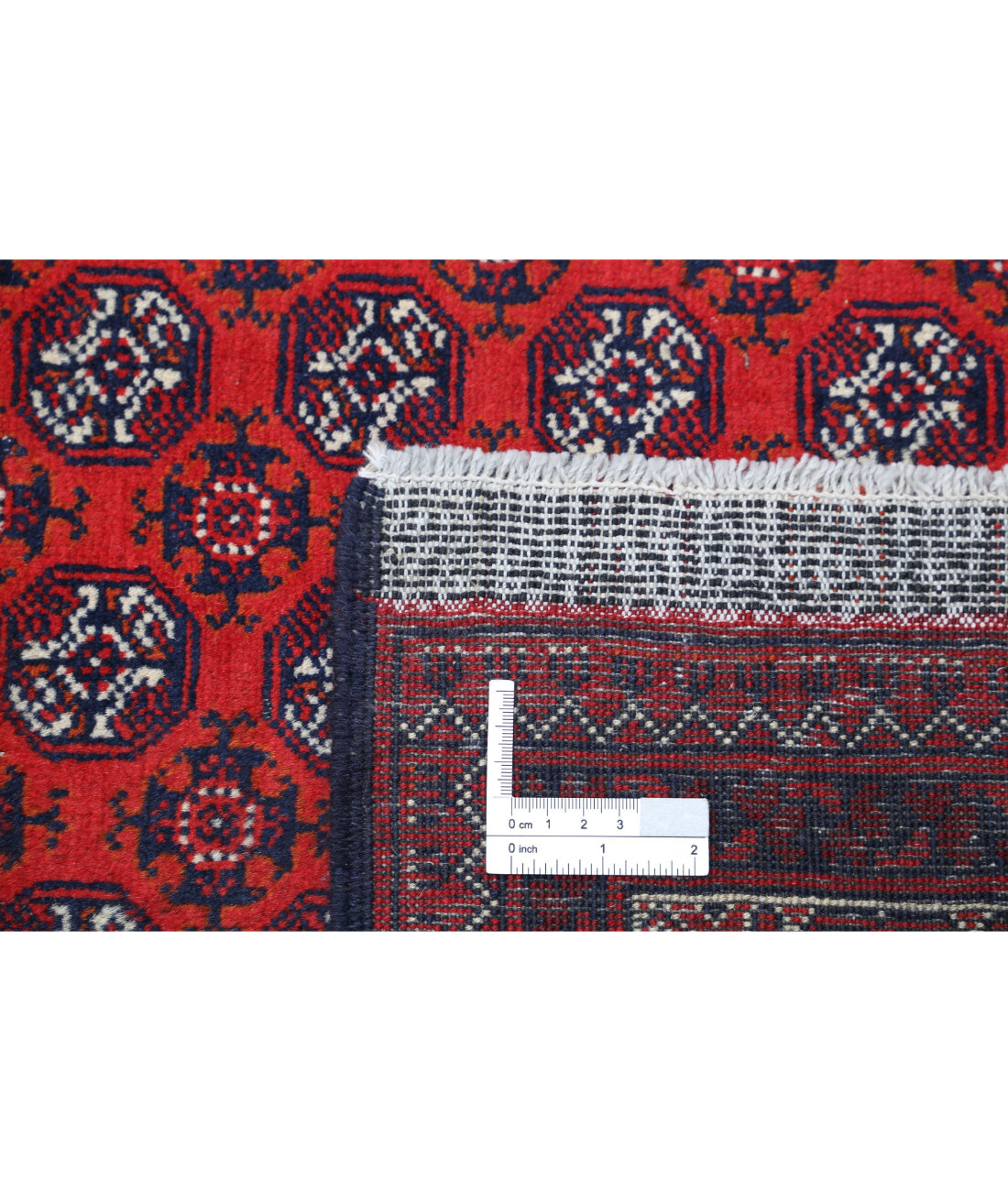 Afghan 4'11'' X 7'11'' Hand-Knotted Wool Rug 4'11'' x 7'11'' (148 X 238) / Red / Red