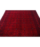 Afghan 6'8'' X 9'5'' Hand-Knotted Wool Rug 6'8'' x 9'5'' (200 X 283) / Red / Red