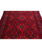 Afghan 4'11'' X 6'4'' Hand-Knotted Wool Rug 4'11'' x 6'4'' (148 X 190) / Red / Red