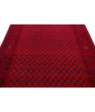 Afghan 6'5'' X 9'5'' Hand-Knotted Wool Rug 6'5'' x 9'5'' (193 X 283) / Red / Red