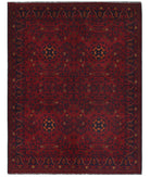 Afghan 4'10'' X 6'4'' Hand-Knotted Wool Rug 4'10'' x 6'4'' (145 X 190) / Red / N/A