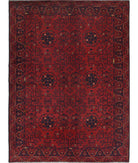 Afghan 4'9'' X 6'5'' Hand-Knotted Wool Rug 4'9'' x 6'5'' (143 X 193) / Red / N/A