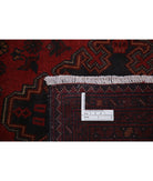 Afghan 3'3'' X 4'1'' Hand-Knotted Wool Rug 3'3'' x 4'1'' (98 X 123) / Red / N/A