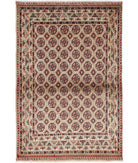 Afghan 3'4'' X 4'11'' Hand-Knotted Wool Rug 3'4'' x 4'11'' (100 X 148) / Red / N/A