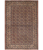 Afghan 3'4'' X 5'0'' Hand-Knotted Wool Rug 3'4'' x 5'0'' (100 X 150) / Red / N/A