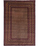 Afghan 6'3'' X 9'2'' Hand-Knotted Wool Rug 6'3'' x 9'2'' (188 X 275) / Red / N/A