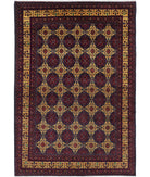 Afghan 6'6'' X 9'4'' Hand-Knotted Wool Rug 6'6'' x 9'4'' (195 X 280) / Red / N/A