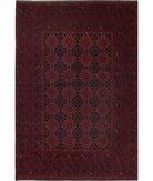 Afghan 6'8'' X 9'8'' Hand-Knotted Wool Rug 6'8'' x 9'8'' (200 X 290) / Red / N/A