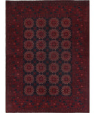 Afghan 4'10'' X 6'7'' Hand-Knotted Wool Rug 4'10'' x 6'7'' (145 X 198) / Red / N/A