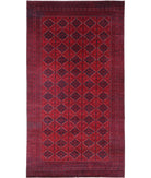 Afghan 9'8'' X 18'6'' Hand-Knotted Wool Rug 9'8'' x 18'6'' (290 X 555) / Red / N/A