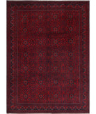 Afghan 8'1'' X 11'0'' Hand-Knotted Wool Rug 8'1'' x 11'0'' (243 X 330) / Red / N/A