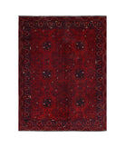 Afghan 4'10'' X 6'4'' Hand-Knotted Wool Rug 4'10'' x 6'4'' (145 X 190) / Red / N/A