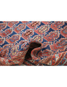 Afshar 6' 3" X 15' 1" Hand-Knotted Wool Rug 6' 3" X 15' 1" (191 X 460) / Blue / Rust