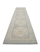 Ariana 3' 11" X 15' 9" Hand-Knotted Wool Rug 3' 11" X 15' 9" (119 X 480) / Blue / Beige