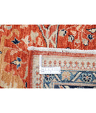 Ariana 6'0'' X 9'1'' Hand-Knotted Wool Rug 6'0'' x 9'1'' (180 X 273) / Rust / Blue