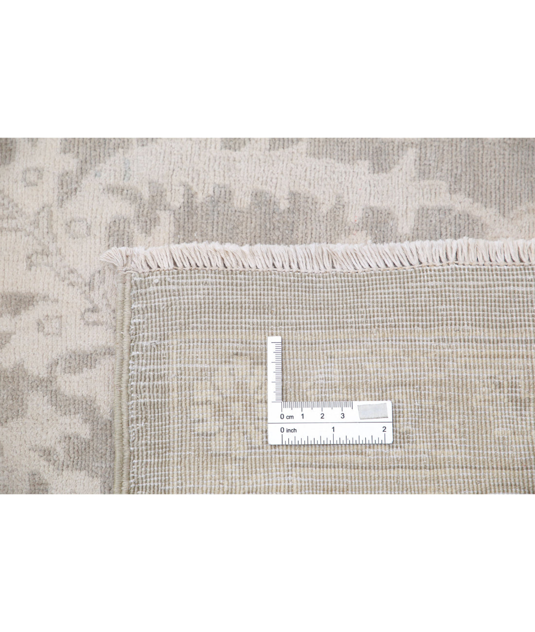 Ariana 13'8'' X 21'3'' Hand-Knotted Wool Rug 13'8'' x 21'3'' (410 X 638) / Grey / Ivory