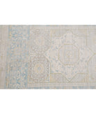 Mamluk 12'8'' X 17'1'' Hand-Knotted Wool Rug 12'8'' x 17'1'' (380 X 513) / Blue / Ivory