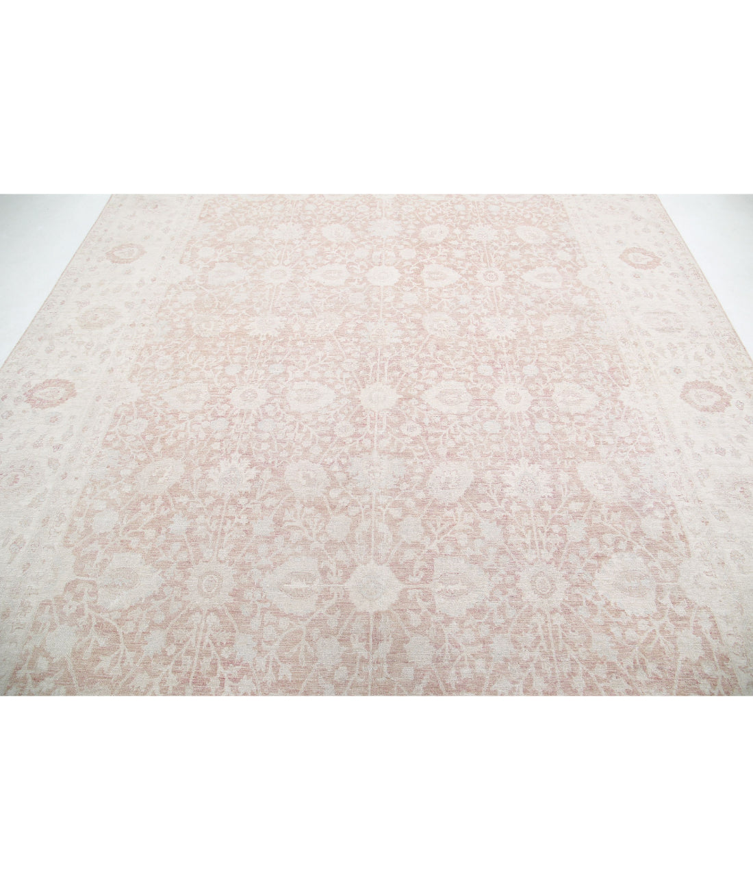 Ariana 8'10'' X 11'8'' Hand-Knotted Wool Rug 8'10'' x 11'8'' (265 X 350) / Brown / Ivory