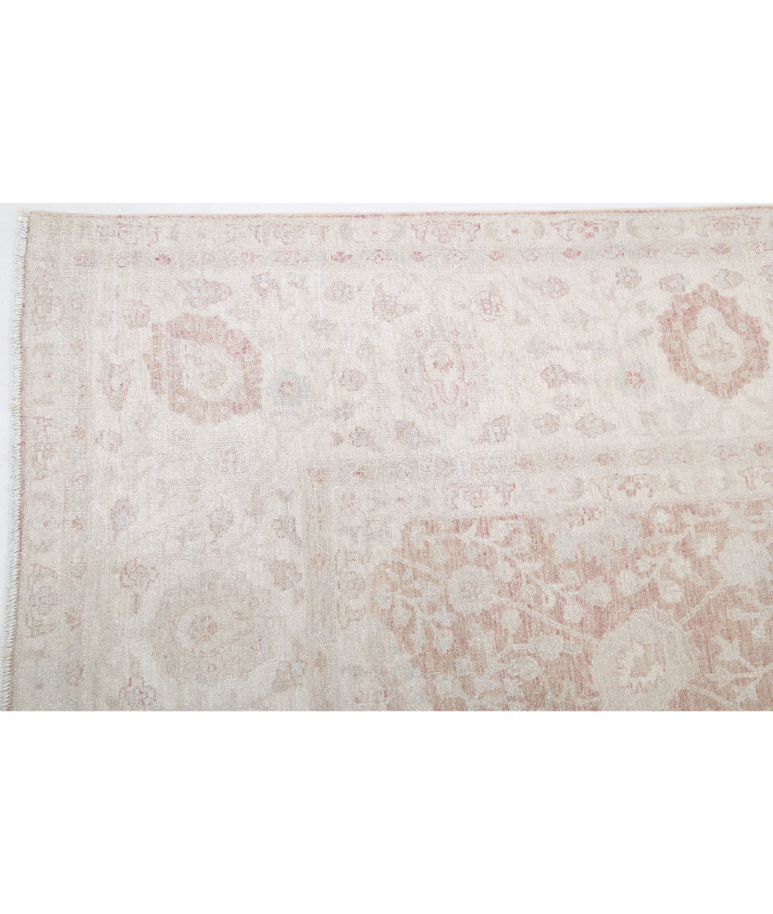 Ariana 8'10'' X 11'8'' Hand-Knotted Wool Rug 8'10'' x 11'8'' (265 X 350) / Brown / Ivory