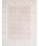 Ariana 8'10'' X 11'8'' Hand-Knotted Wool Rug 8'10'' x 11'8'' (265 X 350) / Brown / Ivory