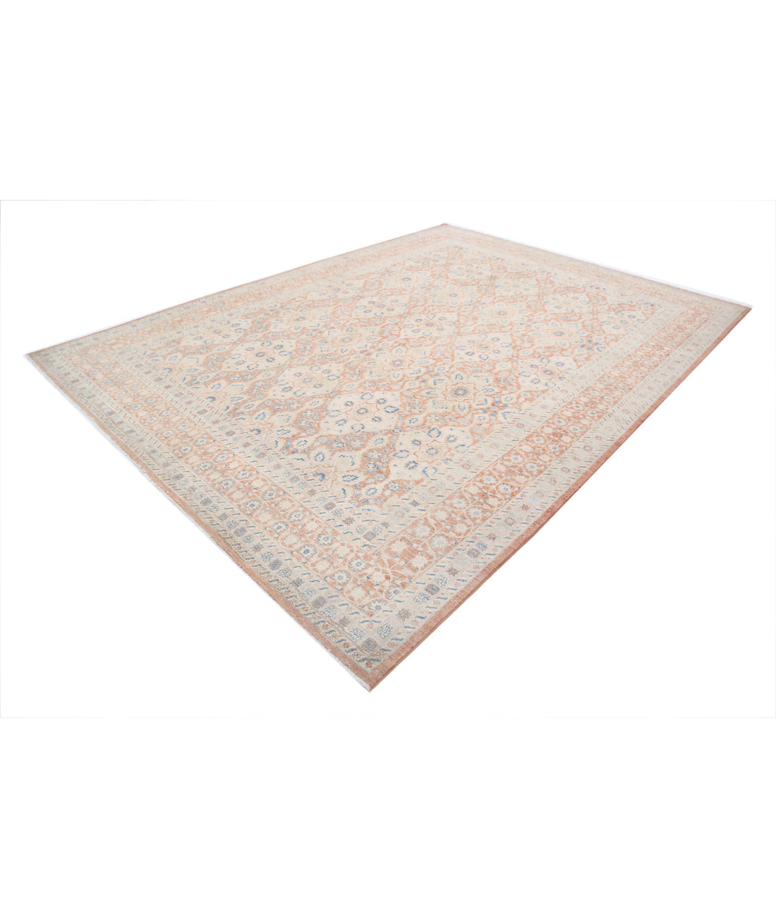 Ariana 9'1'' X 12'4'' Hand-Knotted Wool Rug 9'1'' x 12'4'' (273 X 370) / Rust / Rust