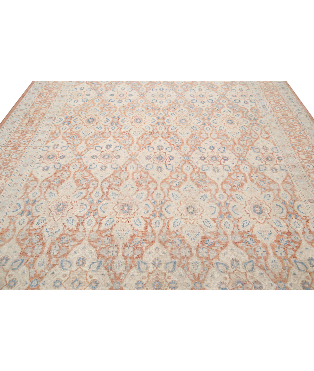 Ariana 9'1'' X 12'4'' Hand-Knotted Wool Rug 9'1'' x 12'4'' (273 X 370) / Rust / Rust