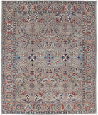 Ariana 8'2'' X 9'11'' Hand-Knotted Wool Rug 8'2'' x 9'11'' (245 X 298) / Grey / Grey
