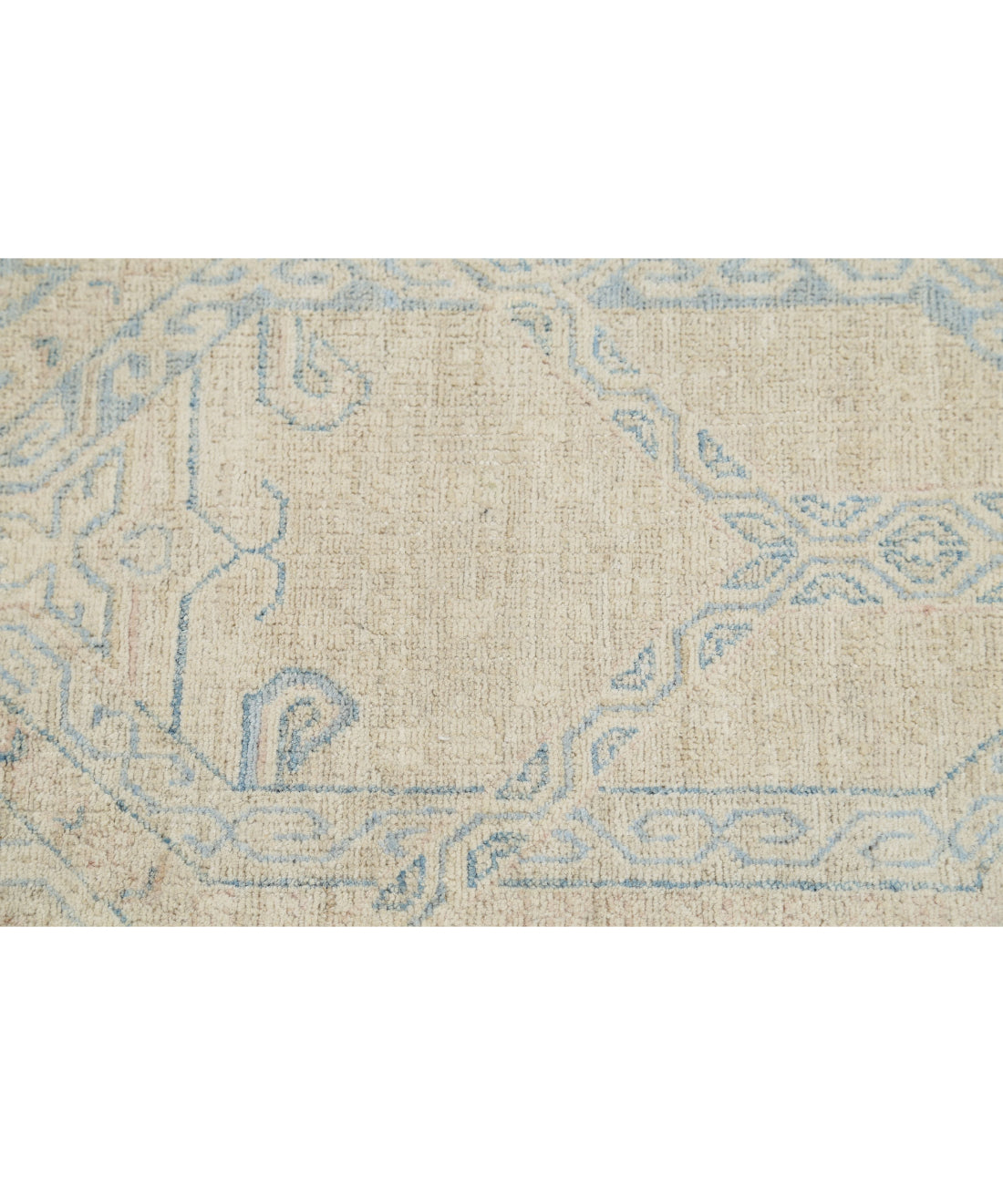 Artemix 10'0'' X 13'9'' Hand-Knotted Wool Rug 10'0'' x 13'9'' (300 X 413) / Beige / Blue