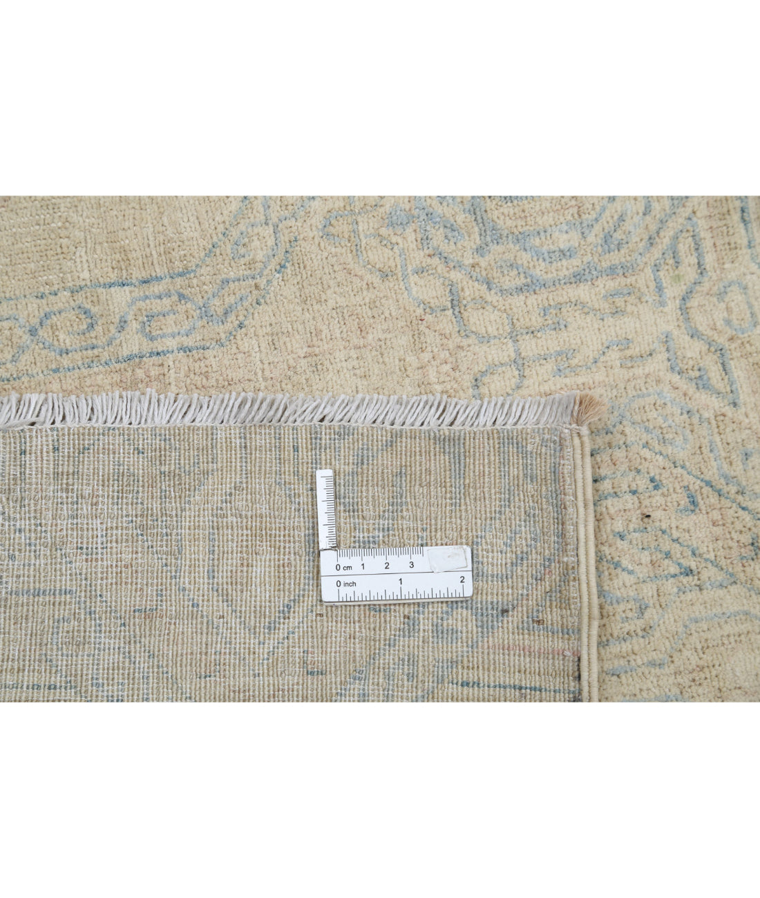 Artemix 10'0'' X 13'9'' Hand-Knotted Wool Rug 10'0'' x 13'9'' (300 X 413) / Beige / Blue