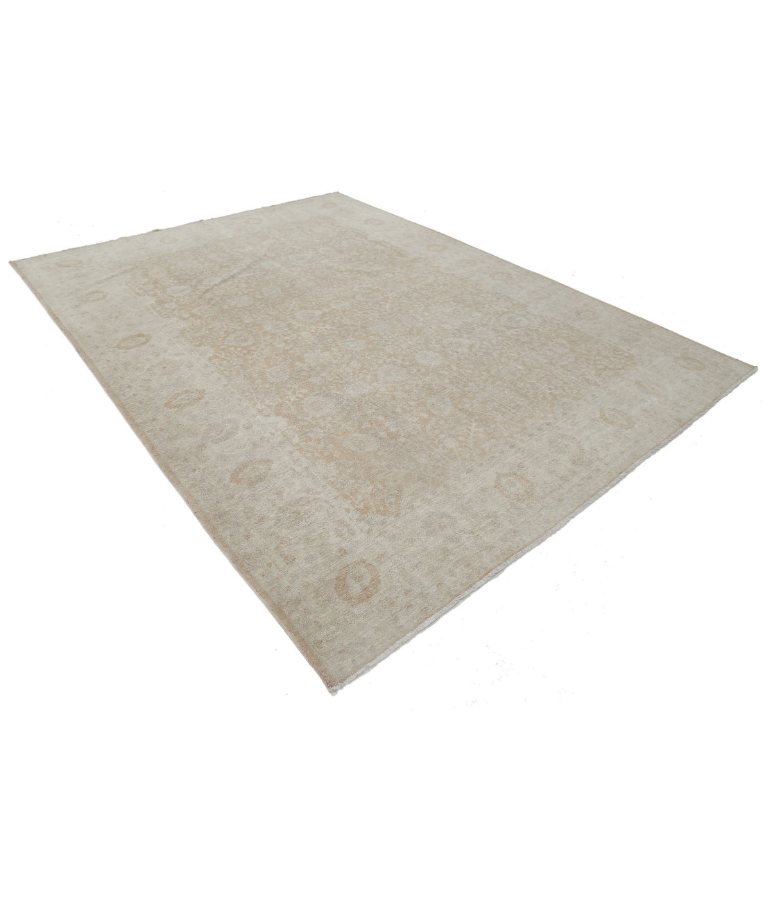 Ariana 8'0'' X 10'10'' Hand-Knotted Wool Rug 8'0'' x 10'10'' (240 X 325) / Taupe / Ivory