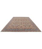 Ariana 9'9'' X 13'8'' Hand-Knotted Wool Rug 9'9'' x 13'8'' (293 X 410) / Grey / Blue