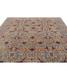 Ariana 9'9'' X 13'8'' Hand-Knotted Wool Rug 9'9'' x 13'8'' (293 X 410) / Grey / Blue