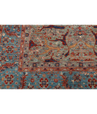 Ariana 9'9'' X 13'8'' Hand-Knotted Wool Rug 9'9'' x 13'8'' (293 X 410) / Grey / Blue