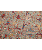 Ariana 9'9'' X 13'8'' Hand-Knotted Wool Rug 9'9'' x 13'8'' (293 X 410) / Grey / Blue