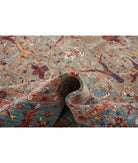 Ariana 9'9'' X 13'8'' Hand-Knotted Wool Rug 9'9'' x 13'8'' (293 X 410) / Grey / Blue
