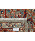Ariana 9'9'' X 13'8'' Hand-Knotted Wool Rug 9'9'' x 13'8'' (293 X 410) / Grey / Blue