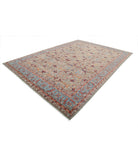 Ariana 9'9'' X 13'8'' Hand-Knotted Wool Rug 9'9'' x 13'8'' (293 X 410) / Grey / Blue