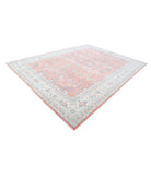 Ariana 9'11'' X 13'5'' Hand-Knotted Wool Rug 9'11'' x 13'5'' (298 X 403) / Pink / Ivory