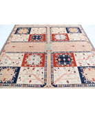 Ariana 8'0'' X 8'0'' Hand-Knotted Wool Rug 8'0'' x 8'0'' (240 X 240) / Ivory / Ivory