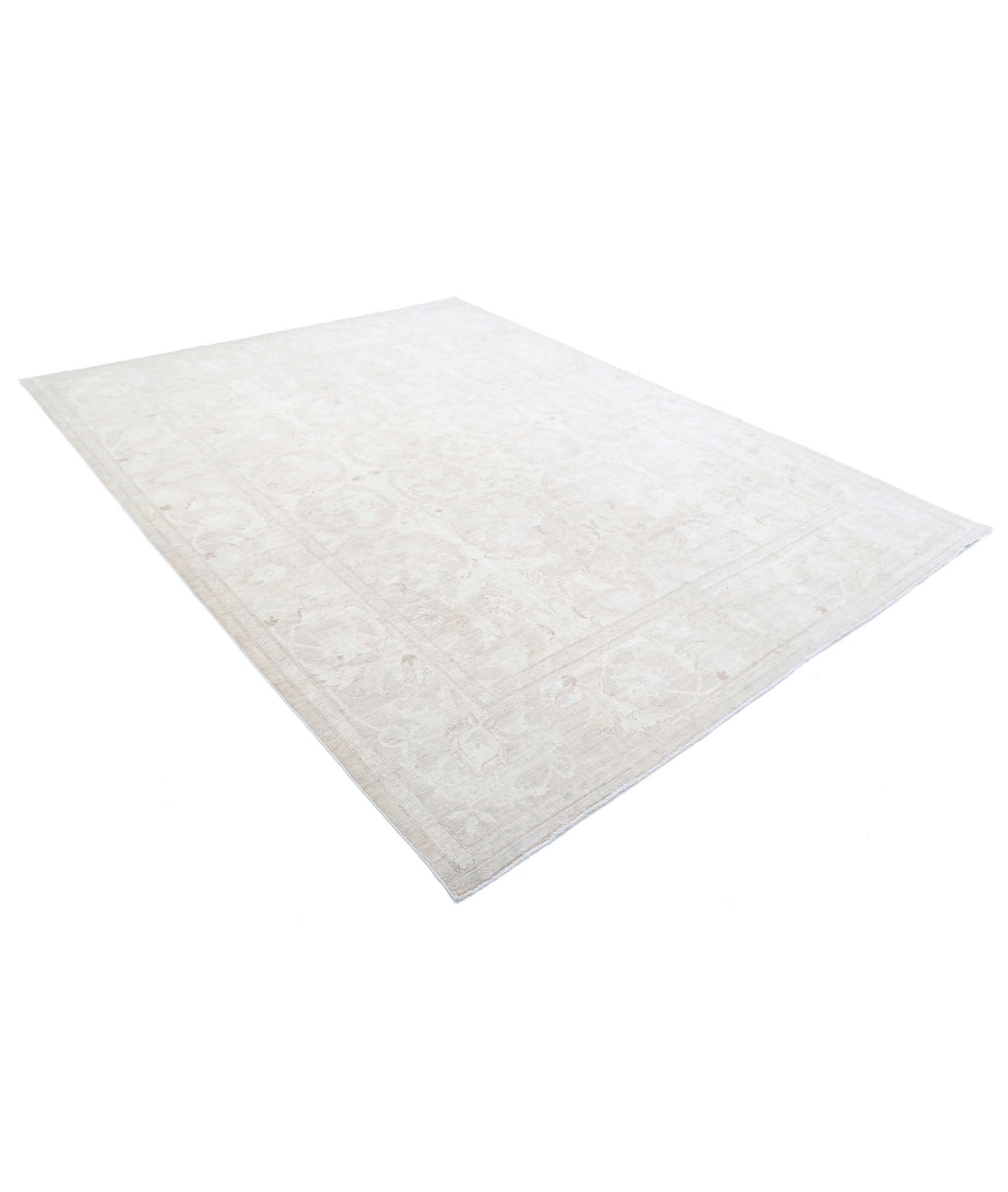 Ariana 7'9'' X 9'10'' Hand-Knotted Wool Rug 7'9'' x 9'10'' (233 X 295) / Ivory / Ivory