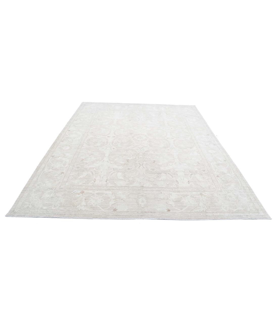 Ariana 7'9'' X 9'10'' Hand-Knotted Wool Rug 7'9'' x 9'10'' (233 X 295) / Ivory / Ivory